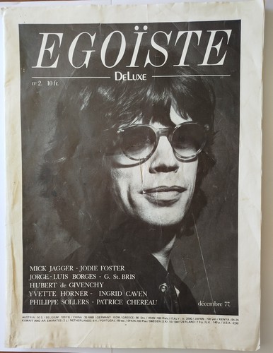 Egoïste numero 1977 mick - egoÏste,