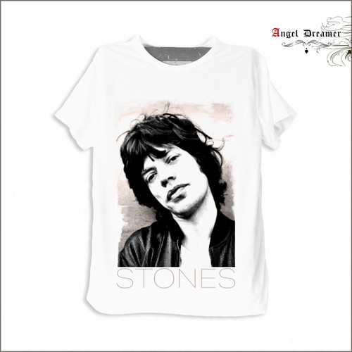 Tee shirt mike jagger noir - mike, et