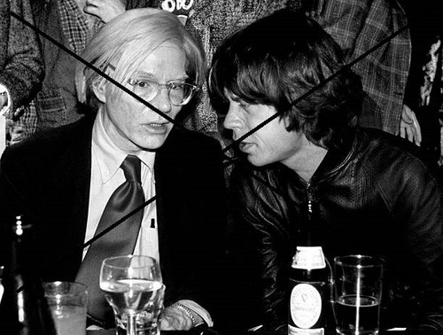 Photo mick jagger andy - de,